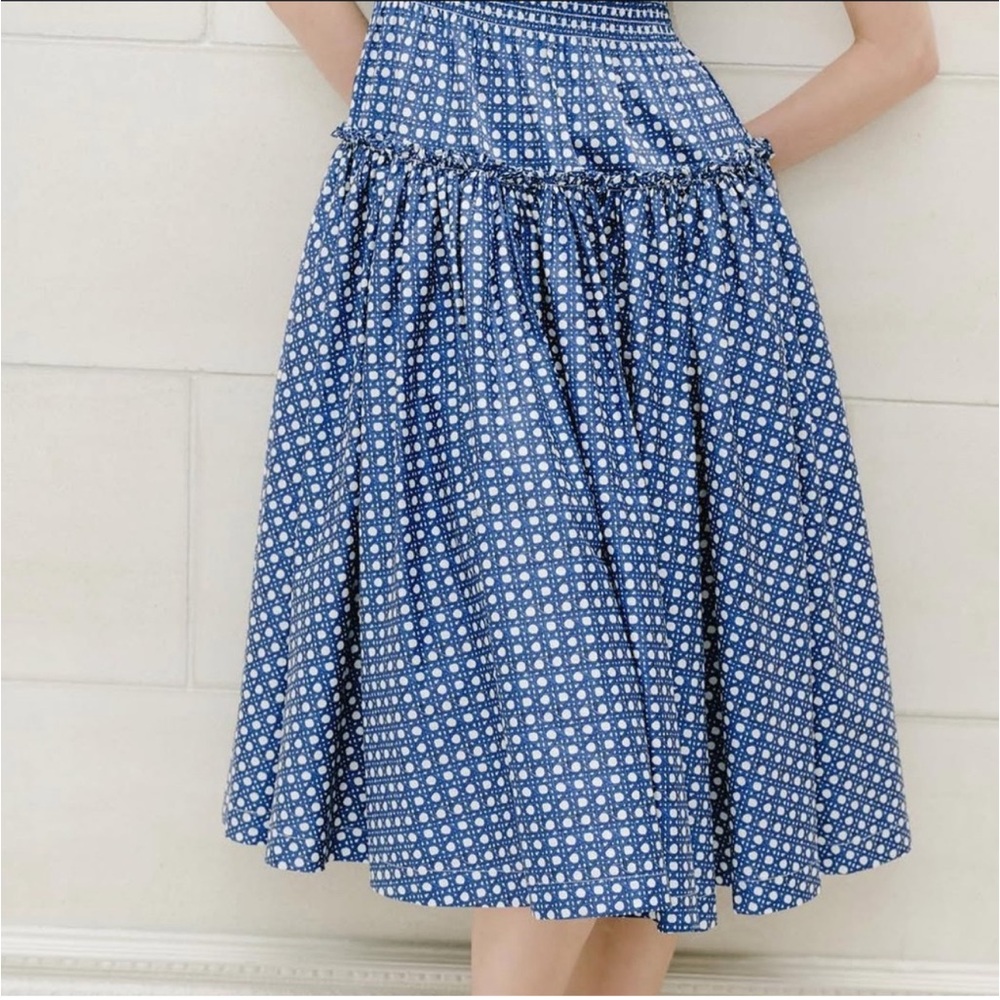 Hill House Seraphina Blue Basketweave Size Small - Picture 3 of 9